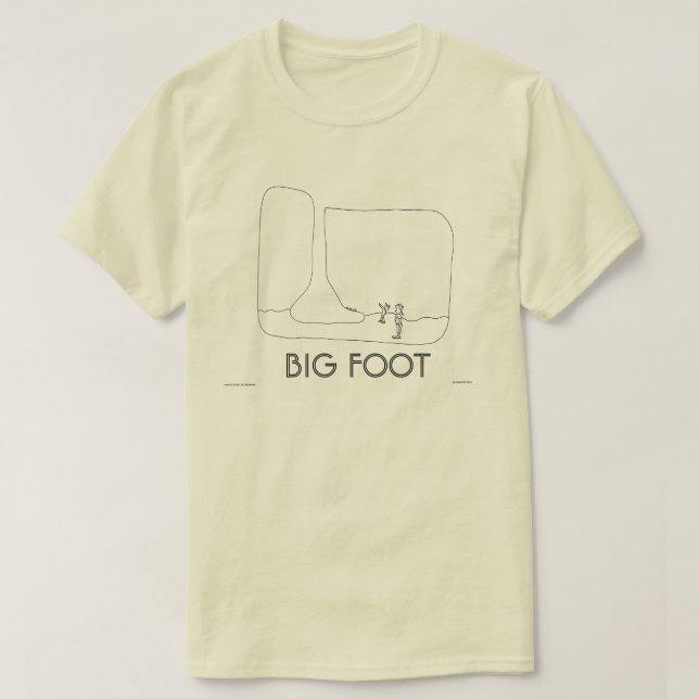 BIG FOOT T - Shirt (Design vorne)
