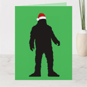 BIG FOOT WEIHNACHTEN LUSTIGE GRUßKARTE KARTE