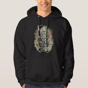 Big Frankie Big Caliber Gun 50er Culture Biker Hoodie