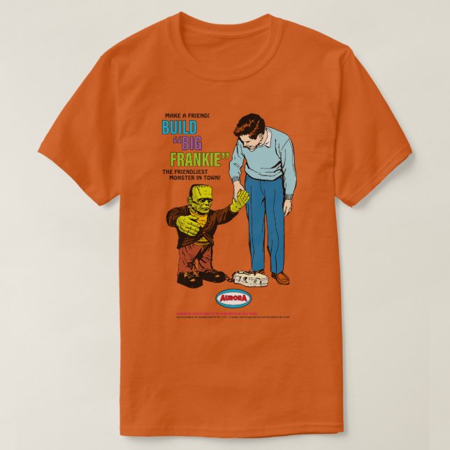 Big Frankie Comic Book Ad Light T-Shirt (Design vorne)