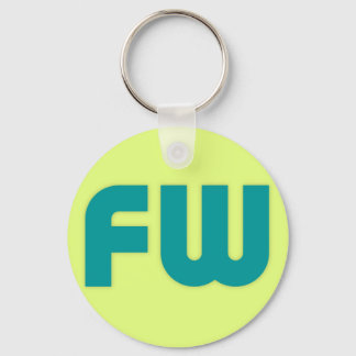Big FW (neues Fischwachs-Logo) Schlüsselanhänger