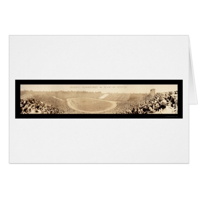 Big Game Stanford Cal Photo 1925 (Devant horizontal)