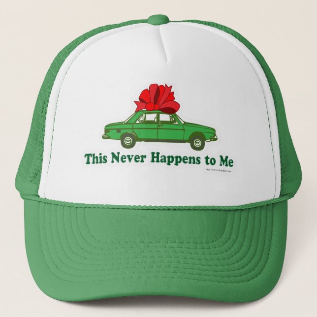 Big Gift Funny Christmas Truckerkappe (Vorderseite)
