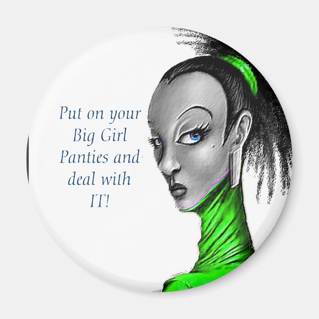 Big Girl Panties Magnet (Vorne)