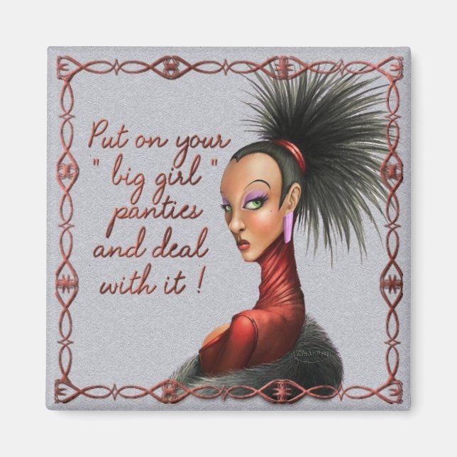 BIG GIRL PANTIES Magnet (Vorne)