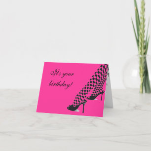 Big Girl Shoes Geburtstagkarte Karte