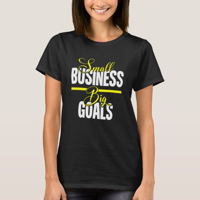 Big Goal Future Millionär Unternehmer für kleine U T-Shirt (Vorderseite)