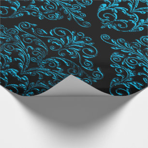 Big Gothic IV Damask Eleganter Urlaub 30 x 6' Geschenkpapier