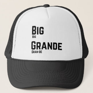 Big Grande Educational English Spanish Flashcard Truckerkappe