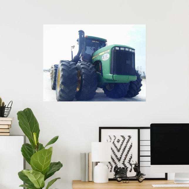 Big Green Traktor Leinwand Poster (Heimbüro)