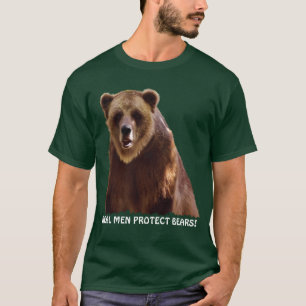 Big Grizzle Bären Naturschutz Kunstgeschenk T-Shirt