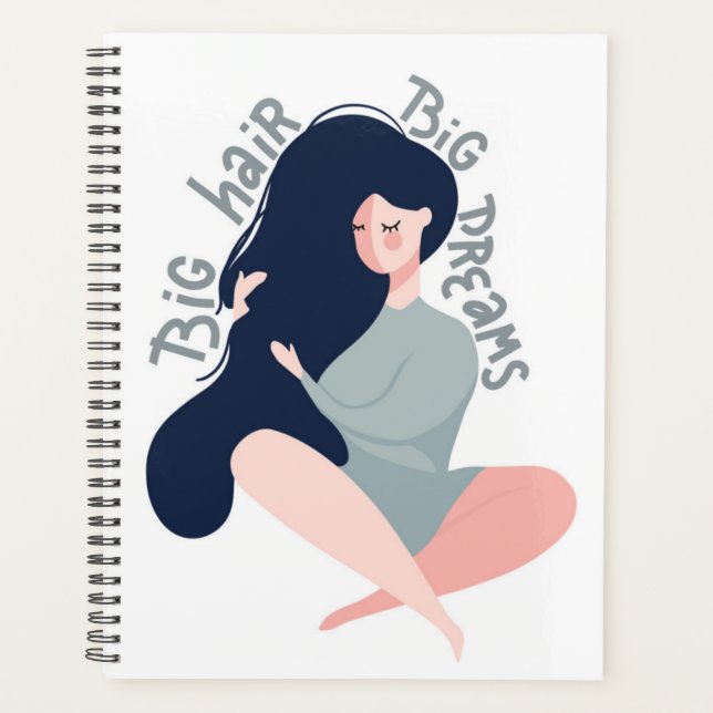 Big Hair Big Dreams Planer (Vorderseite)