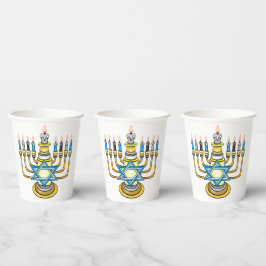 Big Happy Hanukkah Pappbecher