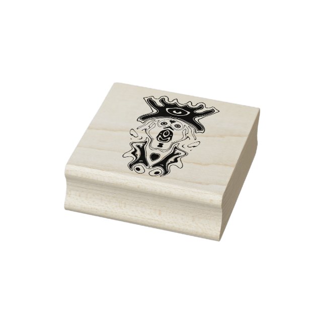 Big Hat Hund v1 Gummistempel (Stempel)