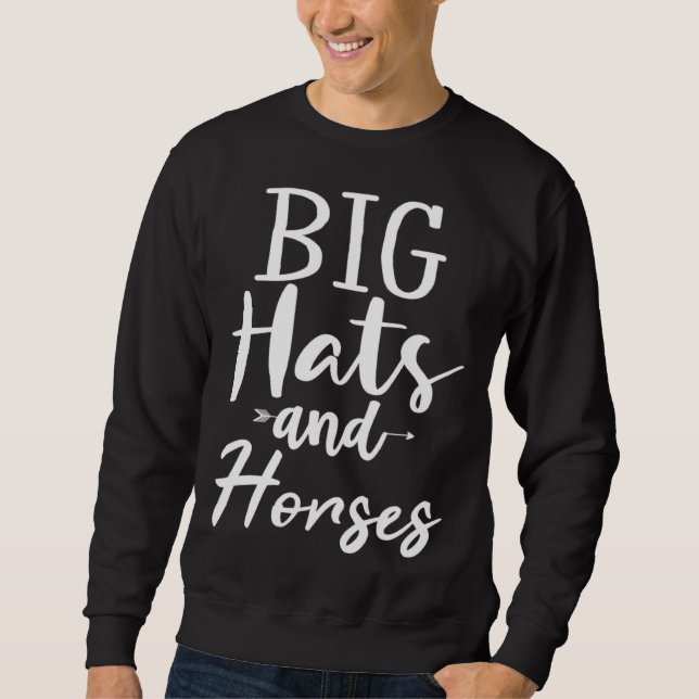 Big Hats And Horses  Essential Sweatshirt (Vorderseite)