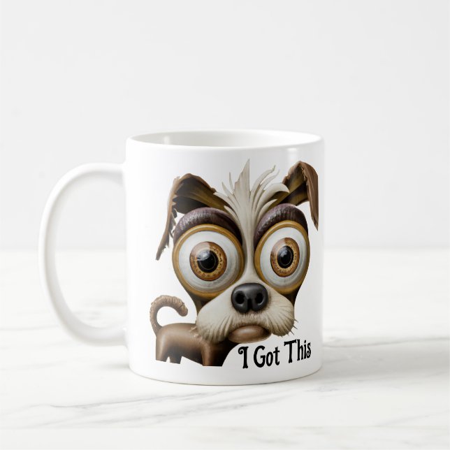 Big Headed Hund, Spaß, ich Got diese Kaffee-Tasse Kaffeetasse (Links)