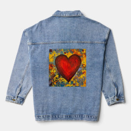 Big Heart Denim Jacket Jeansjacke