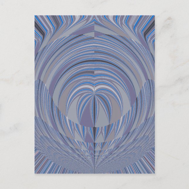 Big Heart Seamless Design Postkarte (Vorderseite)