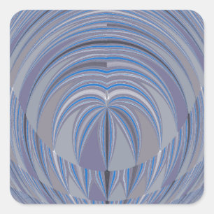 Big Heart Seamless Design Quadratischer Aufkleber