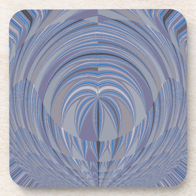 Big Heart Seamless Design Untersetzer (Vorderseite)