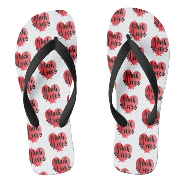 Big Heart Viel Liebe Flip Flops (Fußbett)