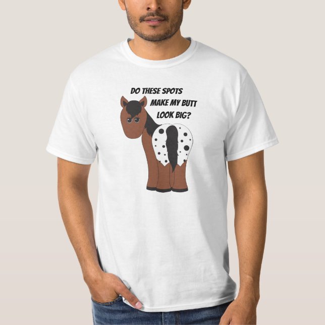 Big Hintern Applet Appaloosa Pferd T-Shirt (Vorderseite)