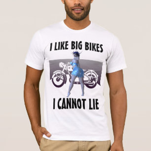 BIG HINTERN BG BIKES Motorradfahrer T - Shirt