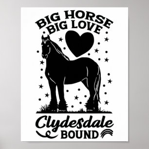 Big Horse Grosse Liebe Clydesdale Ristorante da En Poster