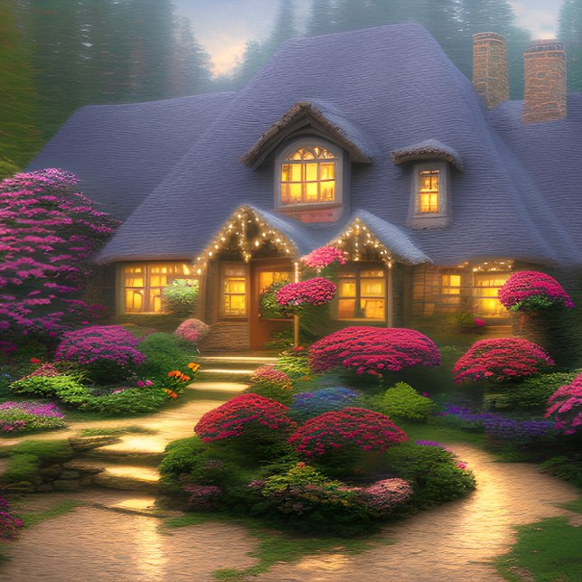 Big House in Woods Jigsaw Puzzle (Von Creator hochgeladen)