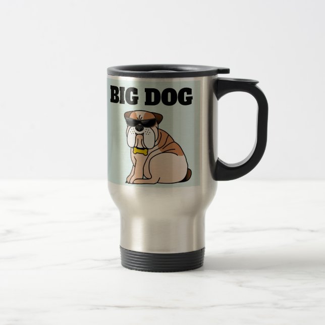 BIG HUNDE REISE KAFFEE MUGS REISEBECHER (Rechts)