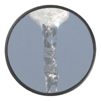 Big Icicicile in Blue Sky Eishockey Puck