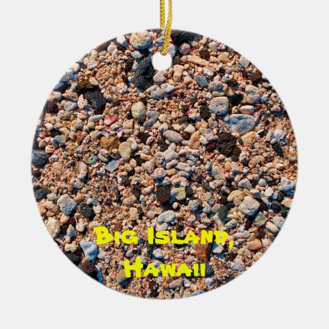 Big Island Beach & Sand Keramik Ornament (Vorne)