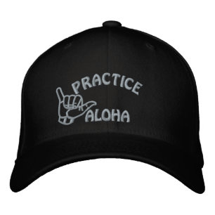 Big Island Practice Aloha Shaka (Hang lose) Bestickte Baseballkappe