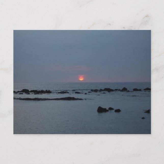 Big Island Sunset Postkarte (Vorderseite)