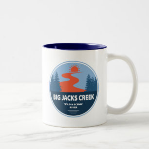 Big Jacks Creek Wild And Scenic River Idaho Zweifarbige Tasse