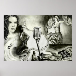 Big Jazz 4 36'x24' Poster