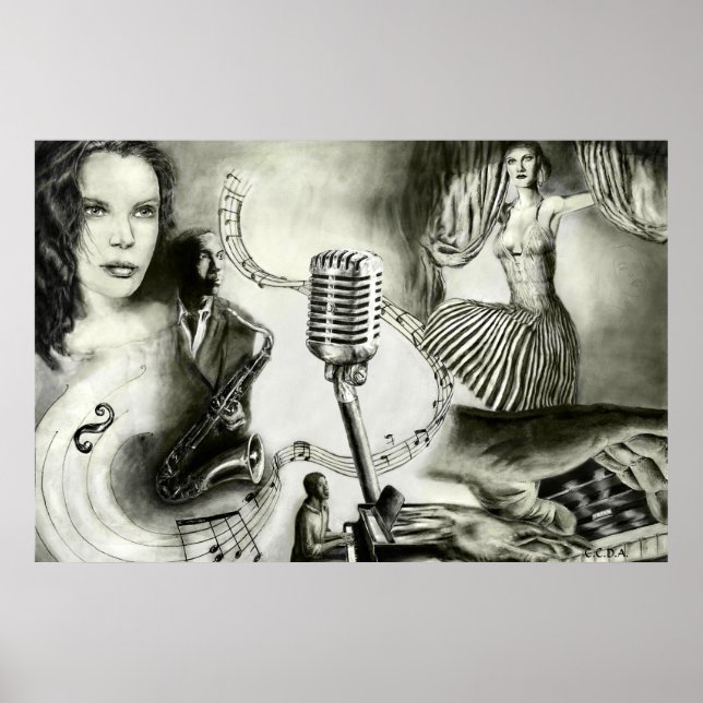 Big Jazz 4 36'x24' Poster (Vorne)