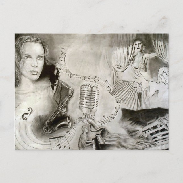 BIG JAZZ POSTKARTE (Vorderseite)