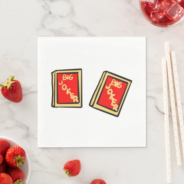 Big Joker Serviette (Beispiel)