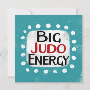 Big Judo Energy Grußkarte Karte