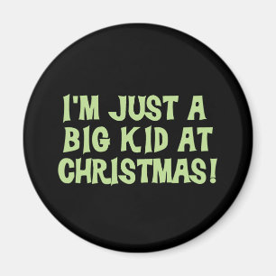 Big Kid auf Weihnachts Tshirts und Geschenke Magnet