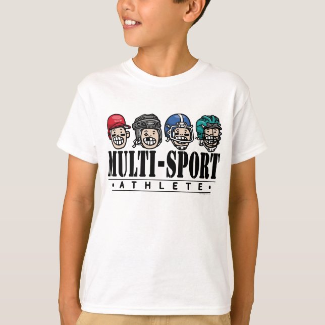 Big Kid Multi-Sport Athlete T-Shirt (Vorderseite)