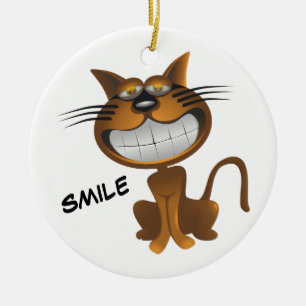 Big Kitty Keramik Ornament