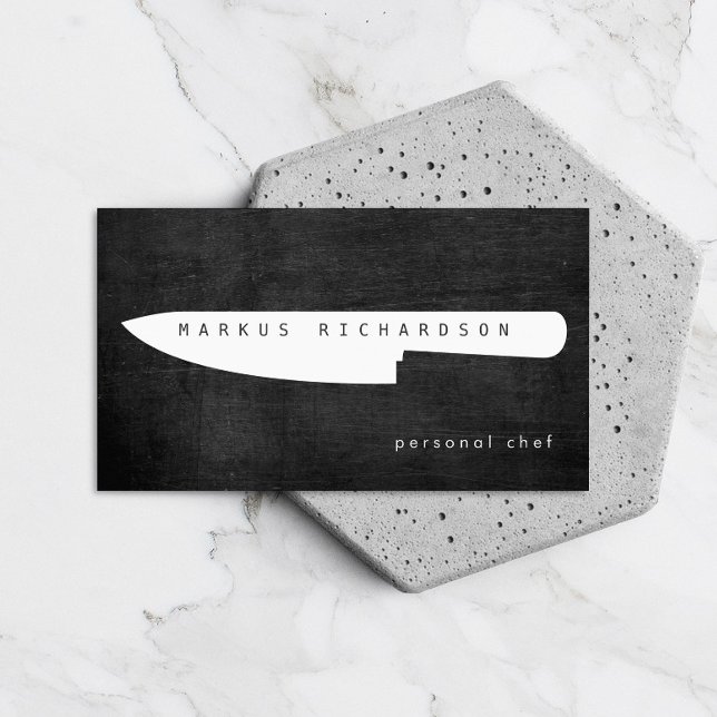 Big Koch Knife Logo 3 für Persönlichen Koch, Cater Visitenkarte (Von Creator hochgeladen)