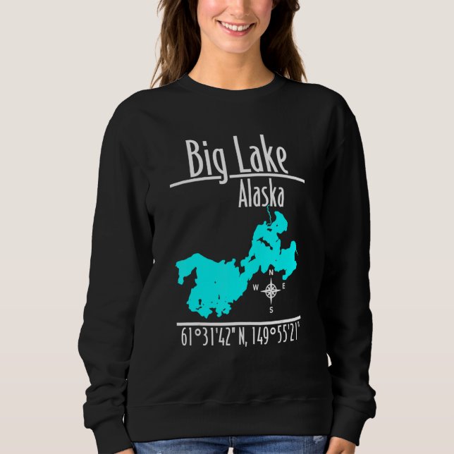 Big Lake - Alaska_1 Sweatshirt (Vorderseite)