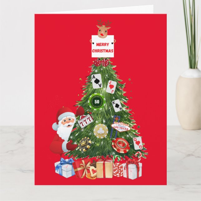 BIG Las Vegas Weihnachtskarte Karte (Vorderseite)