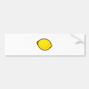 Big Lemon Autoaufkleber