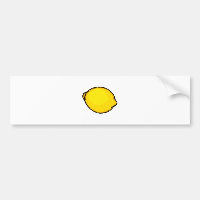 Big Lemon Autoaufkleber (Vorne)