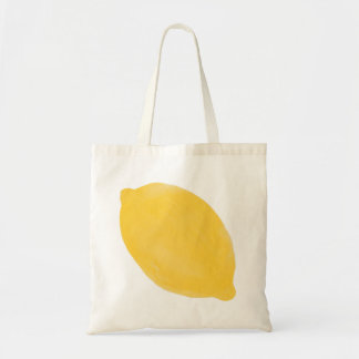 Big Lemon Tote Bag - Illustration Tragetasche
