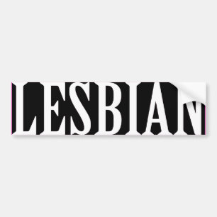 BIG LESBE -.png Autoaufkleber